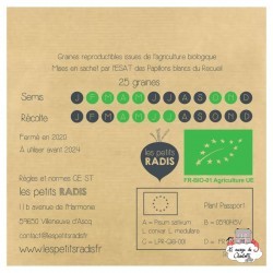 Mini organic seed kit of Benoît the little peas - LPR-G161 - Les Petits Radis - Nature and discoveries - Le Nuage de Charlotte