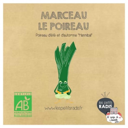 Mini organic seed kit of Marceau leek - LPR-G232 - Les Petits Radis - Nature and discoveries - Le Nuage de Charlotte