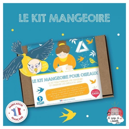 Kit Mangeoire - LPR-K009 - Les Petits Radis - Nature et découvertes - Le Nuage de Charlotte