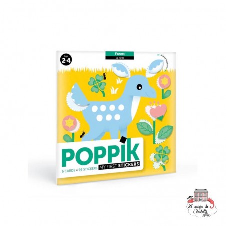 Mes Premières Gommettes - La forêt - POP-BABY001 - Poppik - Stickers et gommettes - Le Nuage de Charlotte