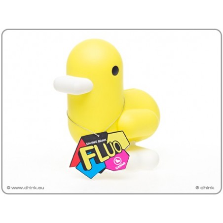 Coinsaver CANAR yellow - REC-CANJAUNE - Dhink - Money Box - Le Nuage de Charlotte