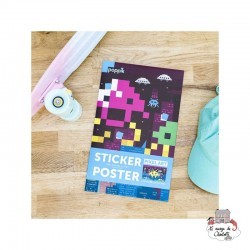 Creative Stickers - Pixel Art - POP-PIX008 - Poppik - Stickers et gommettes - Le Nuage de Charlotte