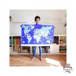 Discovery Stickers - Drapeaux du monde - POP-DIS001 - Poppik - Stickers et gommettes - Le Nuage de Charlotte