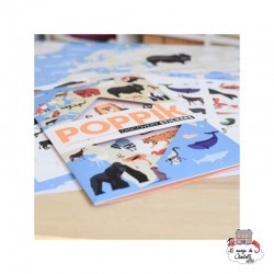 Discovery Stickers - Animaux du monde - POP-DIS003 - Poppik - Stickers et gommettes - Le Nuage de Charlotte