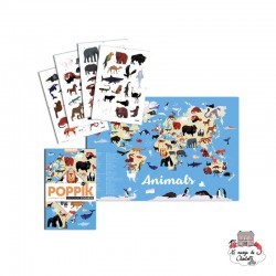 Discovery Stickers - Animals of the world - POP-DIS003 - Poppik - Stickers and gommettes - Le Nuage de Charlotte