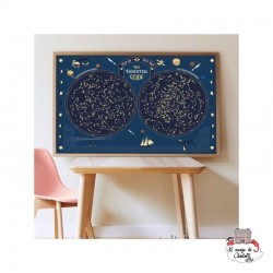 Discovery Stickers - Skymap (Glow in the Dark) - POP-DIS004 - Poppik - Stickers and gommettes - Le Nuage de Charlotte