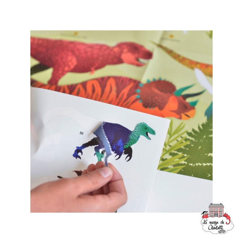 Discovery Stickers - Dinosaurs - POP-DIS005 - Poppik - Stickers and gommettes - Le Nuage de Charlotte