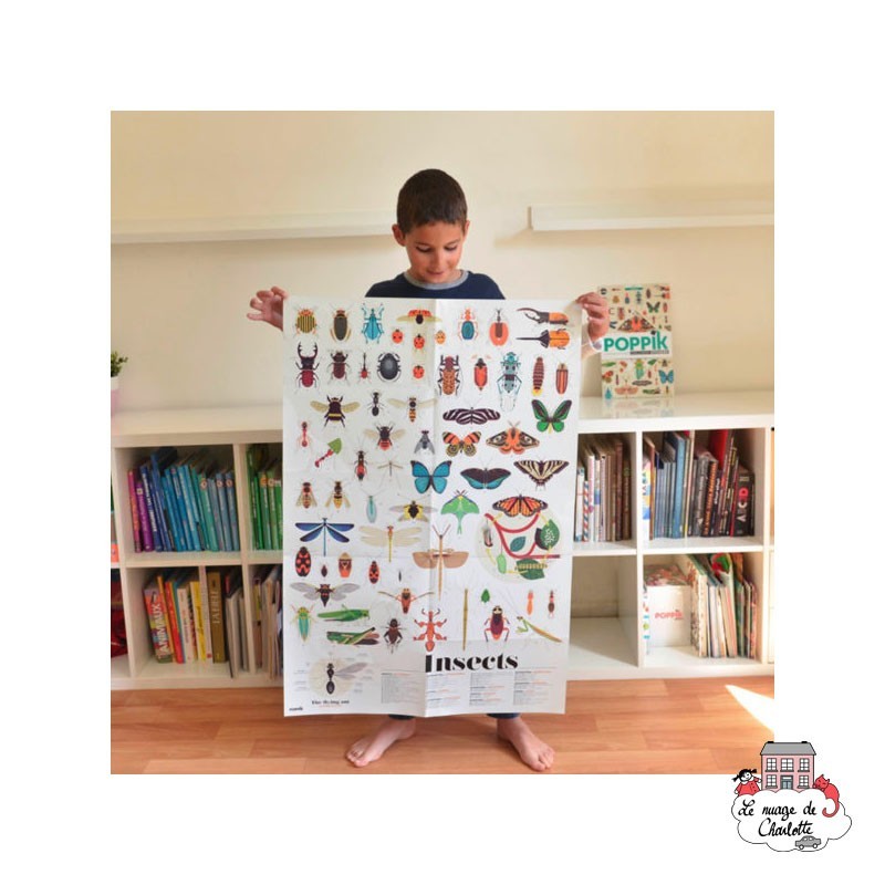 Discovery Stickers - Insects - POP-DIS007 - Poppik - Stickers and gommettes - Le Nuage de Charlotte