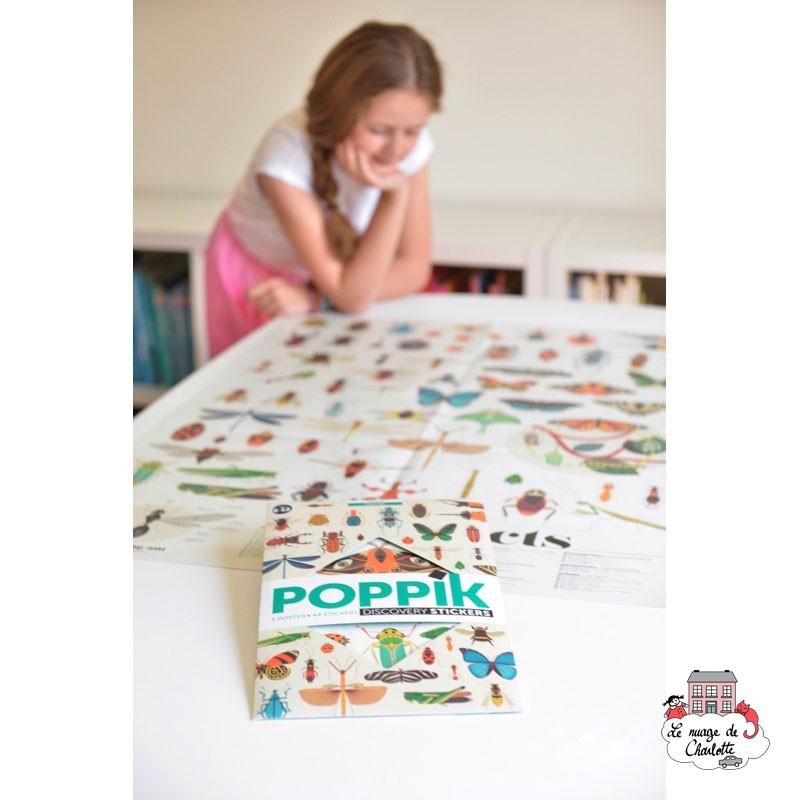 Discovery Stickers - Insects - POP-DIS007 - Poppik - Stickers and gommettes - Le Nuage de Charlotte