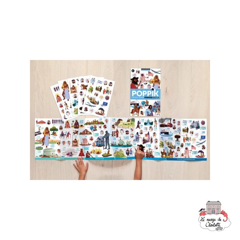 Discovery Stickers - Timeline of World History - POP-DIS008 - Poppik - Stickers and gommettes - Le Nuage de Charlotte