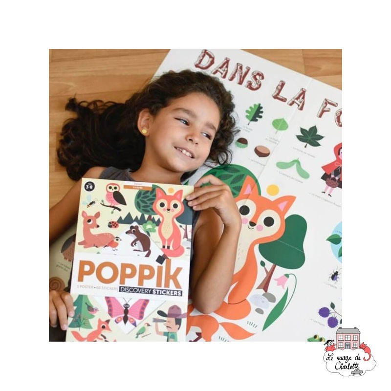 Discovery Stickers - Forest - POP-DIS010 - Poppik - Stickers and gommettes - Le Nuage de Charlotte