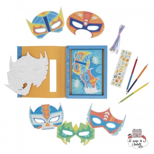 Paper Masks - Pack Action - TTE-6-0603 - Tiger Tribe - Atelier dessins et peintures - Le Nuage de Charlotte