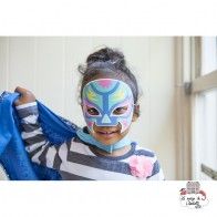 Paper Masks - Action Pack - TTE-6-0603 - Tiger Tribe - Drawings and paintings workshop - Le Nuage de Charlotte