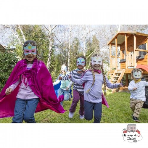 Paper Masks - Pack Action - TTE-6-0603 - Tiger Tribe - Atelier dessins et peintures - Le Nuage de Charlotte