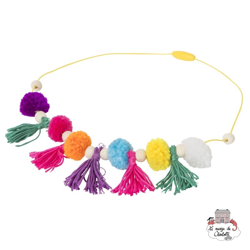 Jewellery Design Kit - Tassels and pom poms - TTE-6-0613 - Tiger Tribe - Creative boxes - Le Nuage de Charlotte