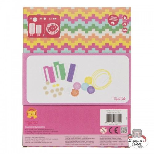 Jewellery Design Kit - Tassels and pom poms - TTE-6-0613 - Tiger Tribe - Creative boxes - Le Nuage de Charlotte