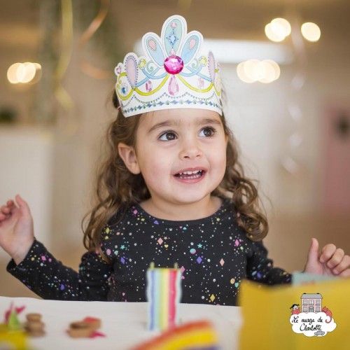 Paper Crowns - Princess gems - TTE-14-015 - Tiger Tribe - Creative boxes - Le Nuage de Charlotte