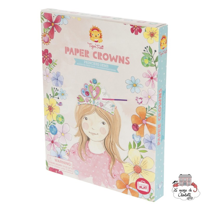 Paper Crowns - Princess gems - TTE-14-015 - Tiger Tribe - Creative boxes - Le Nuage de Charlotte