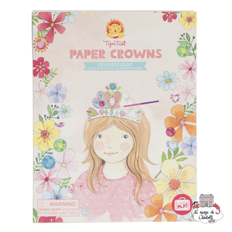 Paper Crowns - Princess gems - TTE-14-015 - Tiger Tribe - Creative boxes - Le Nuage de Charlotte