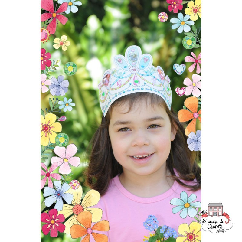 Paper Crowns - Princess gems - TTE-14-015 - Tiger Tribe - Creative boxes - Le Nuage de Charlotte