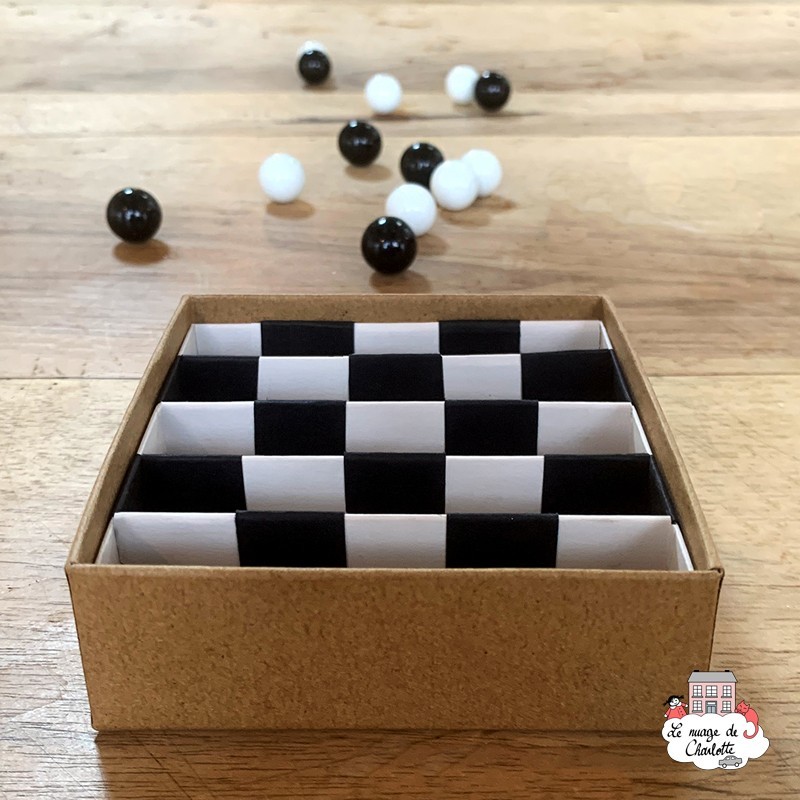 Marbles Box - Old School - Mini Box - B&C-MINIBOX-09 - Billes & Co. - Marble Games - Le Nuage de Charlotte