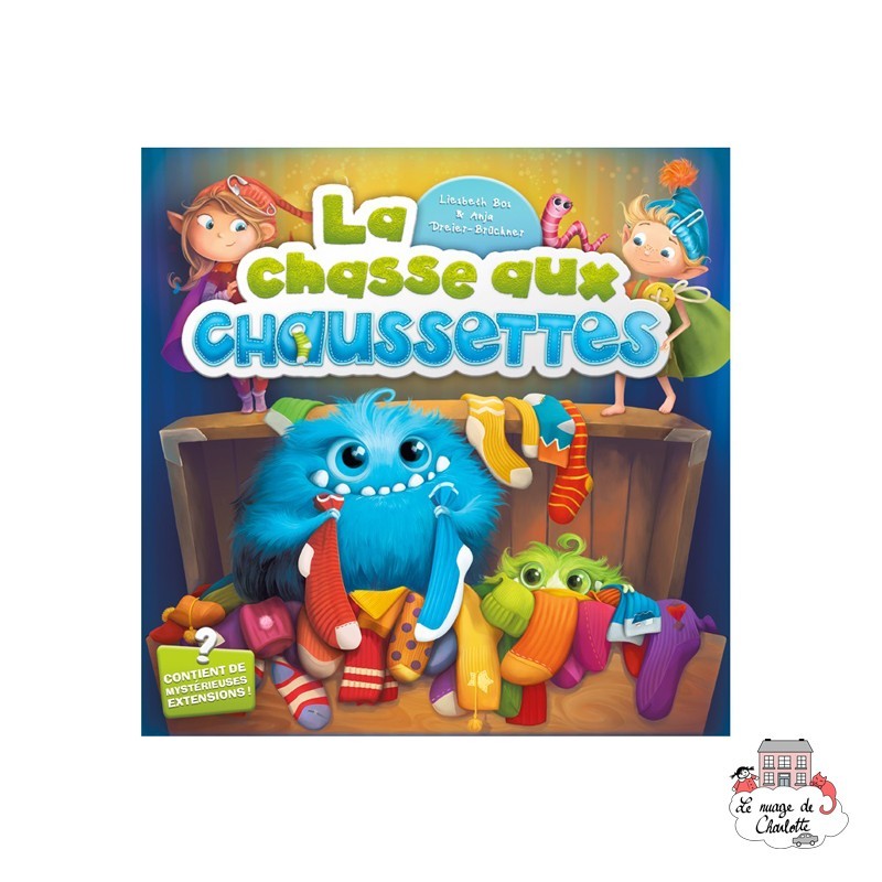 La chasse aux chaussettes - LBG-01430 - Lifestyle Boardgames - pour les plus petits - Le Nuage de Charlotte