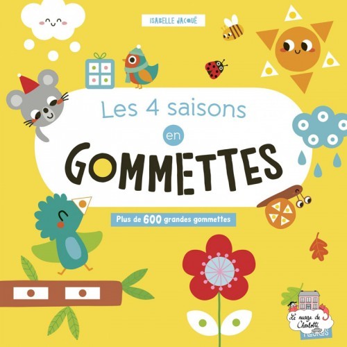 Les 4 saisons en gommettes - FLS-9782215164913 - Editions Fleurus - Stickers et gommettes - Le Nuage de Charlotte