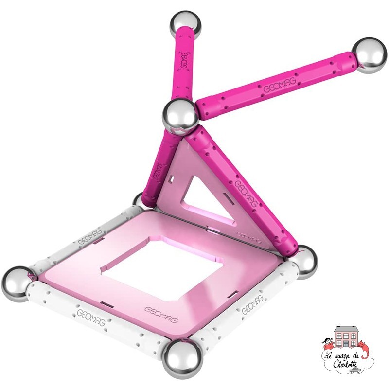 Geomag Pink 22 - GEO-340 - Geomag - Éléments magnétiques - Le Nuage de Charlotte