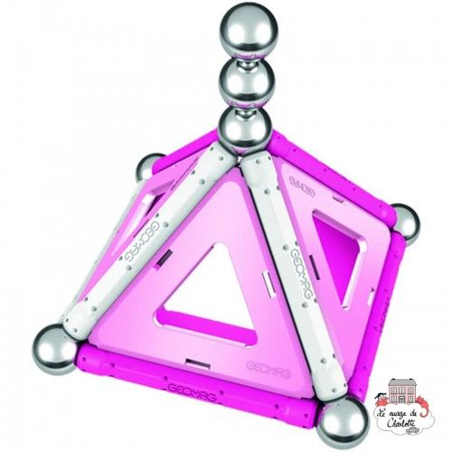 Geomag Pink 22 - GEO-340 - Geomag - Magnetic elements - Le Nuage de Charlotte