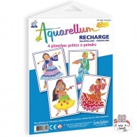 Aquarellum Junior - Refill Dancers - STS-667R - SentoSphère - Drawings and paintings - Le Nuage de Charlotte