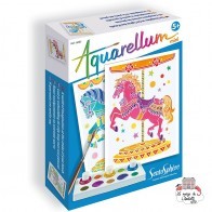 Aquarellum mini - Horses Carousel - STS-6005 - SentoSphère - Drawings and paintings - Le Nuage de Charlotte