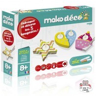 mako déco - Fabrique et décore tes 3 bougeoirs! - MAK-39300 - Mako Créations - Moulages en plâtres - Le Nuage de Charlotte