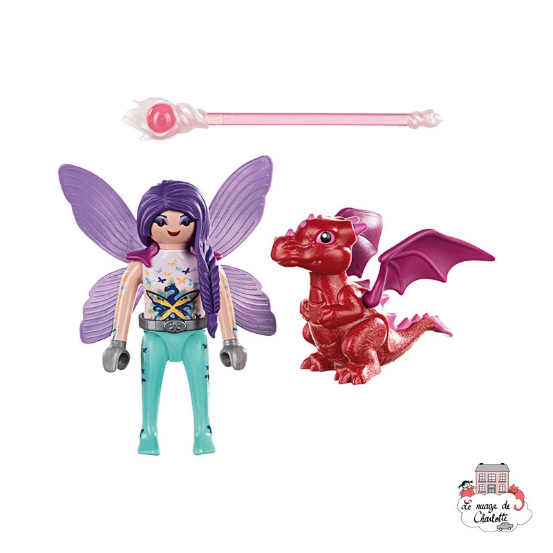 playmobil - Fairy with Baby Dragon - PLA-70299 - Playmobil - Playmobil - Le Nuage de Charlotte