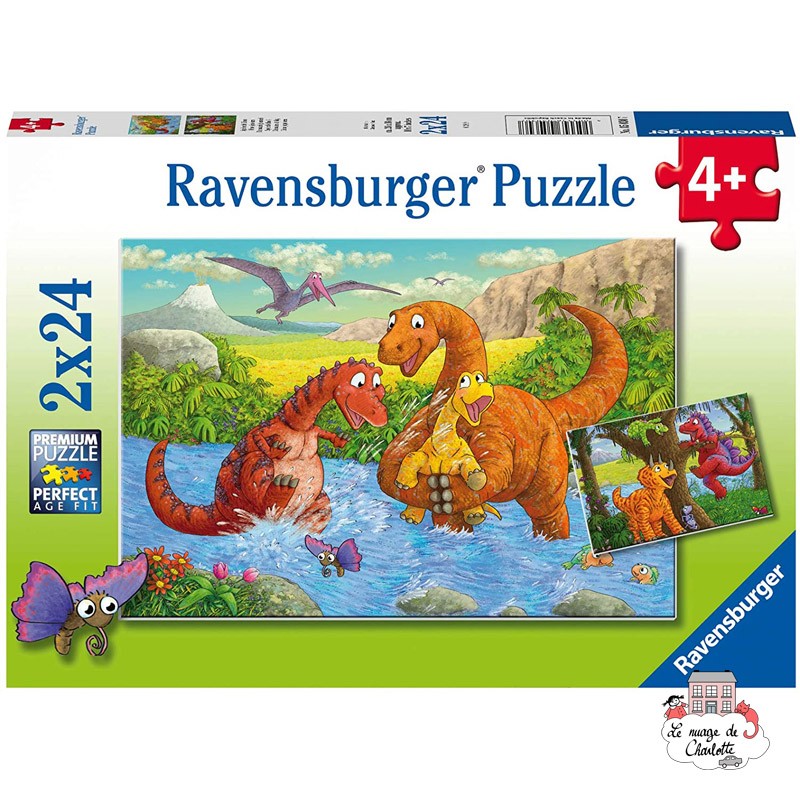 Dinos joueurs - RAV-050307 - Ravensburger - Puzzles - Le Nuage de Charlotte