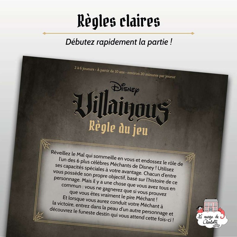 Disney Villainous - RAV-260676 - Ravensburger - Board Games - Le Nuage de Charlotte