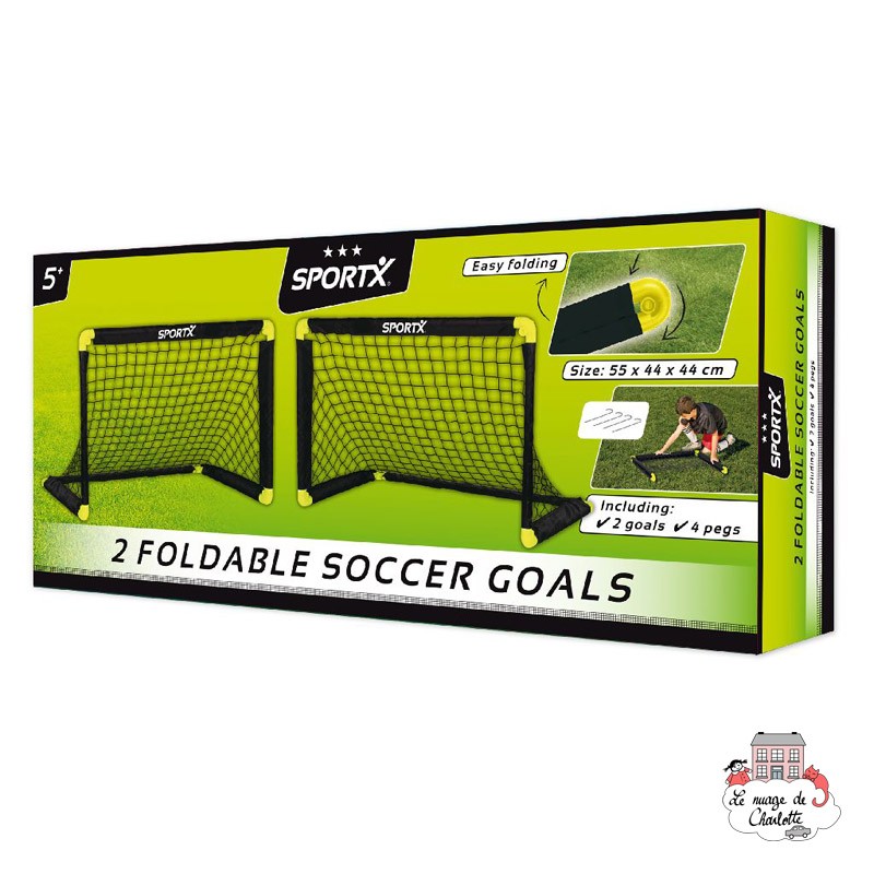 SportX Set of 2 Football Goals - SPX-0727032 - SportX - Outdoor Play - Le Nuage de Charlotte