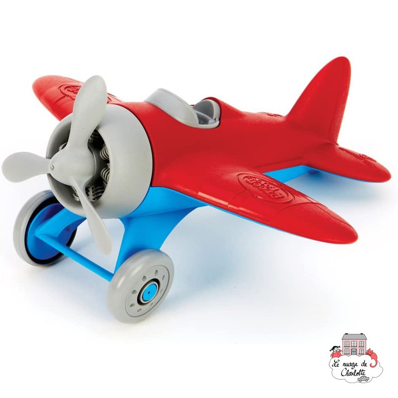 Green Toys Avion - rouge - GRT-AIRR-1026 - Green Toys - Les avions - Le Nuage de Charlotte