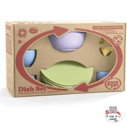 Green Toys Service de vaisselle - GRT-DSH01R - Green Toys - Cuisines et magasins - Le Nuage de Charlotte