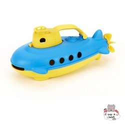 Green Toys Sous-marin - poignée jaune - GRT-SUBY1033 - Green Toys - Les bateaux - Le Nuage de Charlotte