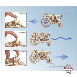 Tractor - Mechanical Puzzle - UGE-4820184120181 - UGears - 3D Puzzles - Le Nuage de Charlotte