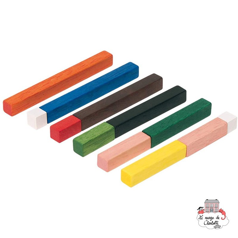 Rulers 10 x 10 Large box 300 pieces - GOU-51106 - Goula - Learn while having fun - Le Nuage de Charlotte