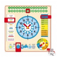 Grande Horloge Calendrier - GOU-51308 - Goula - Heure & Calendrier - Le Nuage de Charlotte