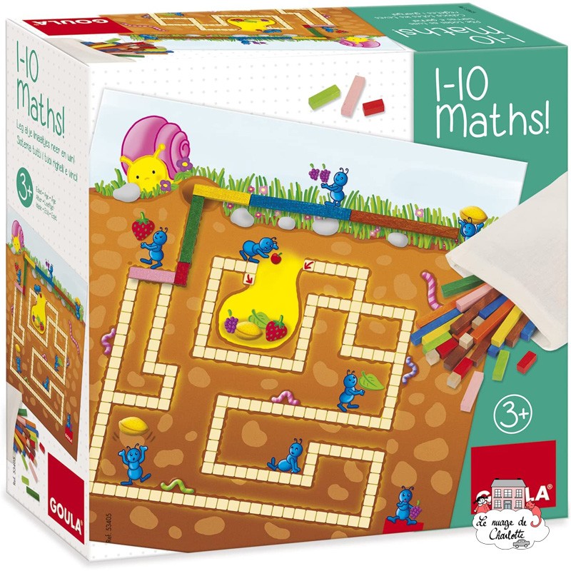 1-10 Maths! - GOU-53405 - Goula - Learn while having fun - Le Nuage de Charlotte