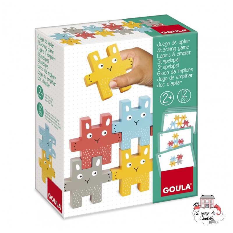 Lapins à empiler - GOU-55243 - Goula - Jouets d'activité - Le Nuage de Charlotte