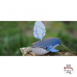 Eugy 066 - Baleine bleue - EUG-5313966 - dodoland - Maquettes en carton - Le Nuage de Charlotte