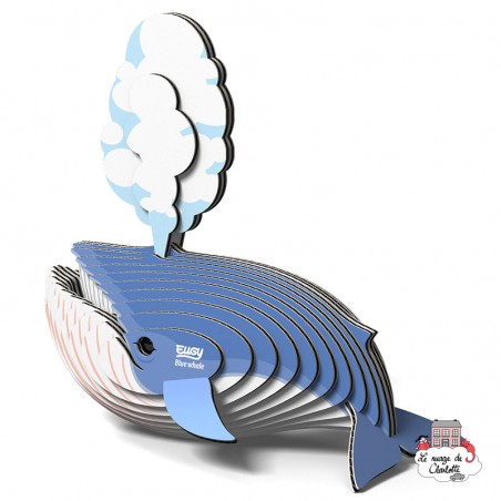 Eugy 066 - Blue whale - EUG-5313966 - dodoland - Maquettes en carton - Le Nuage de Charlotte