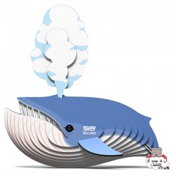 Eugy 066 - Blue whale - EUG-5313966 - dodoland - Maquettes en carton - Le Nuage de Charlotte