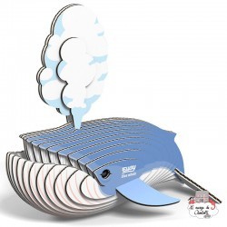 Eugy 066 - Blue whale - EUG-5313966 - dodoland - Maquettes en carton - Le Nuage de Charlotte