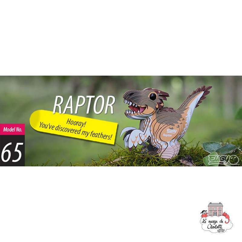 Eugy 065 - Raptor - EUG-5313965 - dodoland - Maquettes en carton - Le Nuage de Charlotte