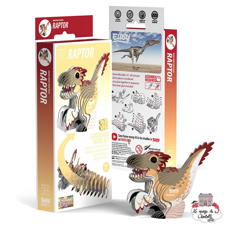 Eugy 065 - Raptor - EUG-5313965 - dodoland - Maquettes en carton - Le Nuage de Charlotte